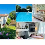 Nyaraló 3-4 Entire Site Private Pool For Relaxing Holidays & Special Occasions Near Aubeterre