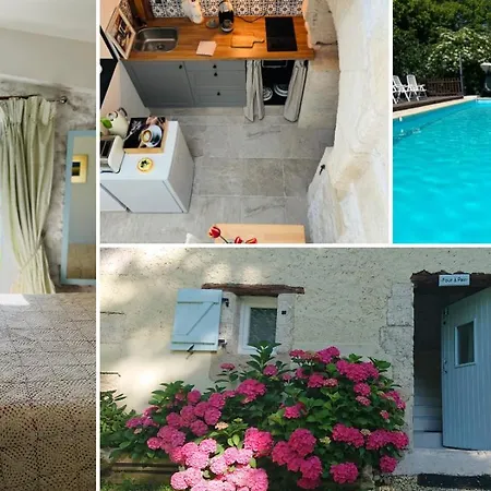 3-4 Entire Site Private Pool For Relaxing Holidays & Special Occasions Near Aubeterre Tatil Evi