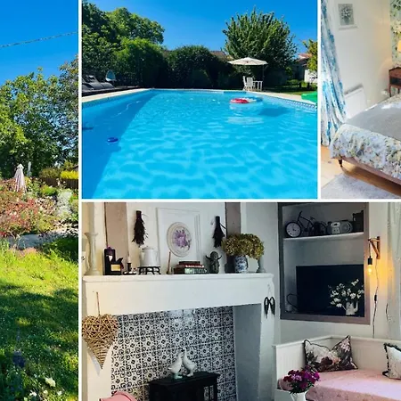 3-4 Entire Site Private Pool For Relaxing Holidays & Special Occasions Near Aubeterre Tatil Evi *