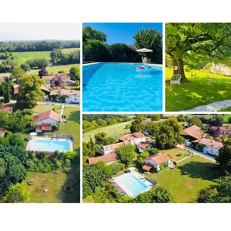 3-4 Entire Site Private Pool For Relaxing Holidays & Special Occasions Near Aubeterre Feriehus