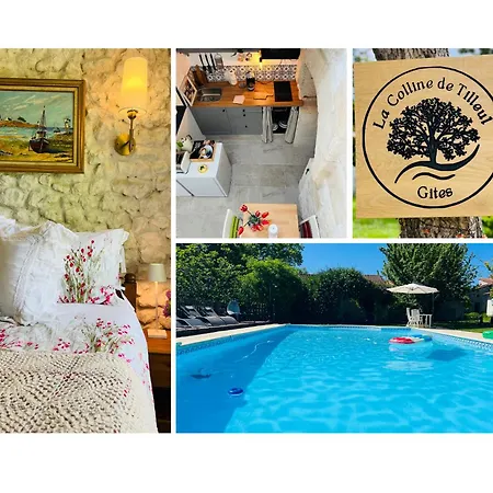 度假居 3-4 Entire Site Private Pool For Relaxing Holidays & Special Occasions Near Aubeterre *